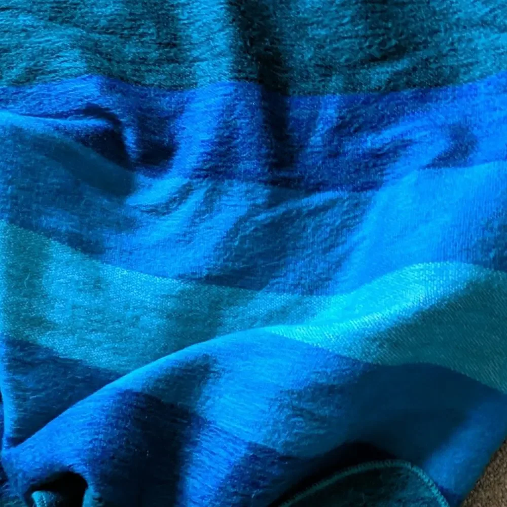 NWOT Multi Color Soft Blue Blanket